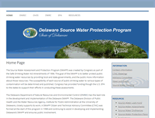 Tablet Screenshot of delawaresourcewater.org